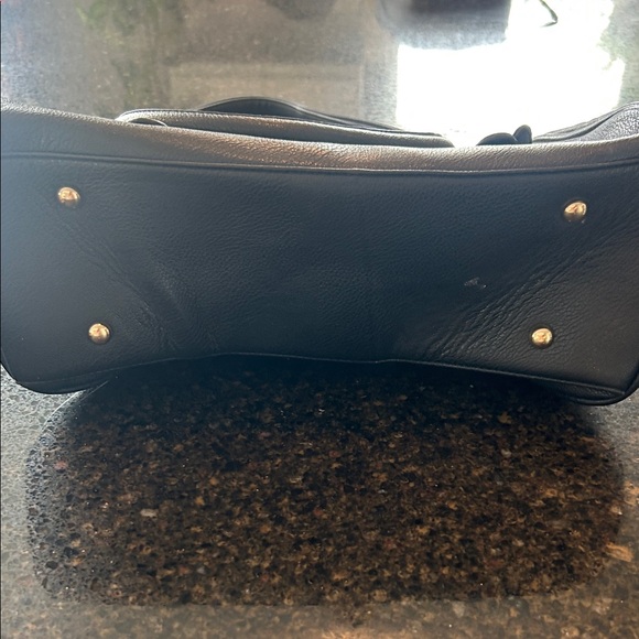 Michael Kors Black Satchel with Gold Accents - Picture 7 of 7